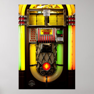 Old Jukebox Poster