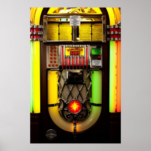 Old Jukebox Poster (Voorkant)
