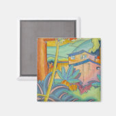 'Old Kahala Home' - Arman Manookian Magnet Magneet (Voorkant / Achterkant)