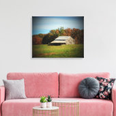 Old Kentucky Barn Canvas Afdruk (Insitu (Woonkamer))