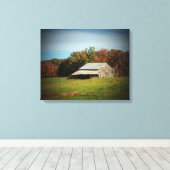 Old Kentucky Barn Canvas Afdruk (Insitu (Houten vloer))