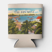 Old Key West Florida Garrison Bight Blikjeskoeler (Voorkant)