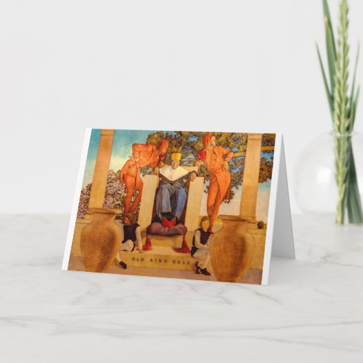 Old King Cole Feestdagen Kaart (Voorkant)