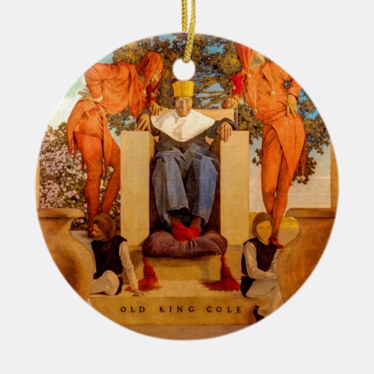 Old King Cole Keramisch Ornament (Voorkant)