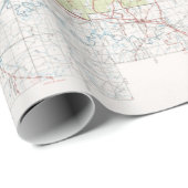 Old Kisatchie National Forest Map (1967) Cadeaupapier (Rol Hoek)