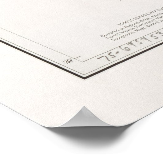 Old Kisatchie National Forest Map (1967) Poster (Hoek)