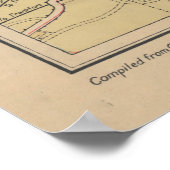 Old Koblenz Germany Map (1919) Coblenz Poster (Hoek)