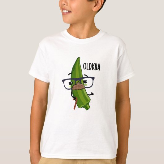 Old-kra Funny Okra Pun T-shirt (Voorkant)