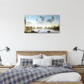 Old London Bridge (olie), c.1630 Canvas Afdruk (Insitu (Slaapkamer))