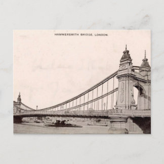 Old London Briefkaart - Hammersmith Bridge
