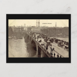 Old London Briefkaart - London Bridge
