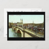 Old London Briefkaart - London Bridge (Voorkant / Achterkant)