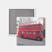 Old London Bus Magneet (Voorkant / Achterkant)