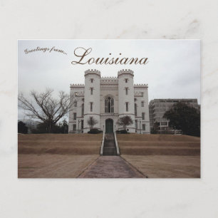 Old Louisiana State Capitol Baton Rouge Louisiana Briefkaart