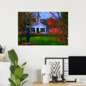 Old Lynchburg Cemetery Church Poster (Thuiskantoor)