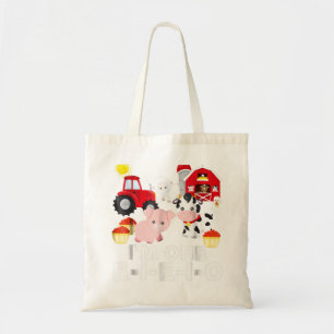 Old MacDonald had een Boerderij Nursery Rhyme Tote Bag