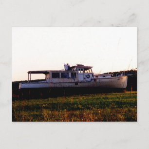 Old Maine Vissen Boat Briefkaart
