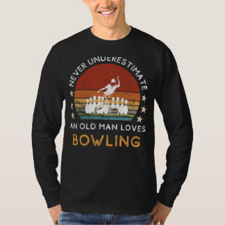 Old Man Bowling Love T-shirt: Sla toe met stijl! ( T-shirt