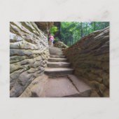 Old Man Cave, Hocking Hills State Park, Ohio Briefkaart (Voorkant)