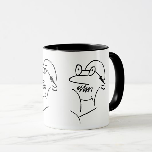 Old Man Hilarious and Funny Mok (Voorkant rechts)