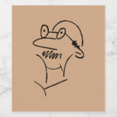 Old Man Hilarious and Funny Wijn Etiket (Enkel label)