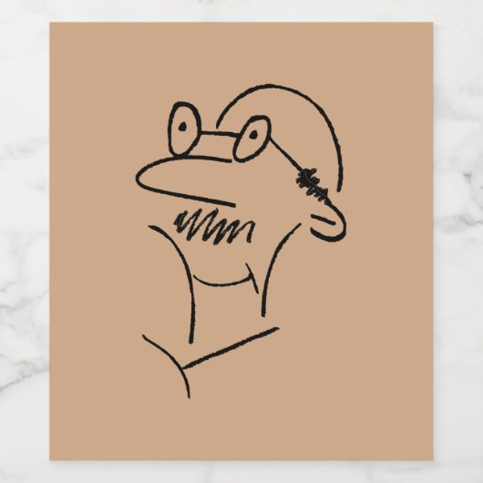 Old Man Hilarious and Funny Wijn Etiket (Enkel label)