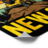 Old Man New Skid Funny Skid Steer Operator  Poster (Hoek)