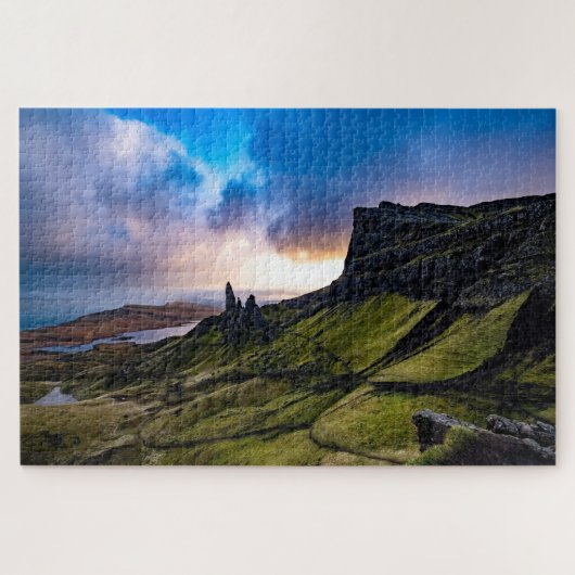 Old Man of Storr Isle of Sky Scotland Travel Photo Legpuzzel (Horizontaal)