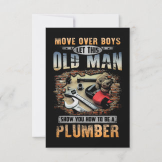 Old Man Plumber Kaart