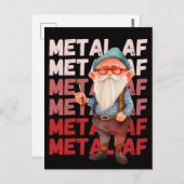 Old Man still Metal AF Briefkaart (Voorkant / Achterkant)