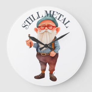 Old Man still Metal AF Grote Klok
