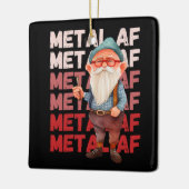 Old Man still Metal AF Keramisch Ornament (Links)