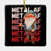 Old Man still Metal AF Keramisch Ornament (Voorkant)