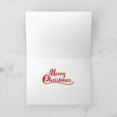 Old Mill Christmas Feestdagen Kaart (Binnen)