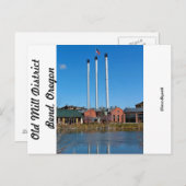 Old Mill District Briefkaart (Voorkant / Achterkant)