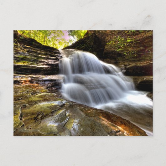 Old Mill Herfsten, Robert H Treman State Park, NY Briefkaart (Voorkant)