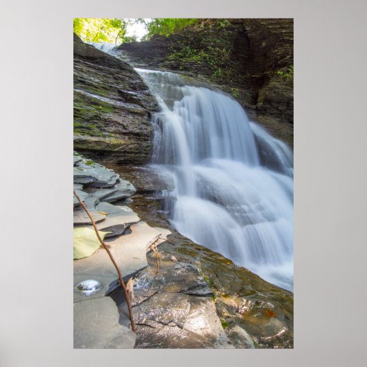 Old Mill Herfsten, Robert H Treman State Park, NY Poster (Voorkant)
