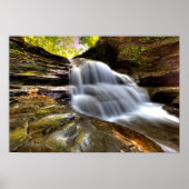 Old Mill Herfsten, Robert Treman State Park, NY Poster (Voorkant)