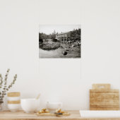 Old Mill in the Adirondacks, 1903.  foto Poster (Keuken)