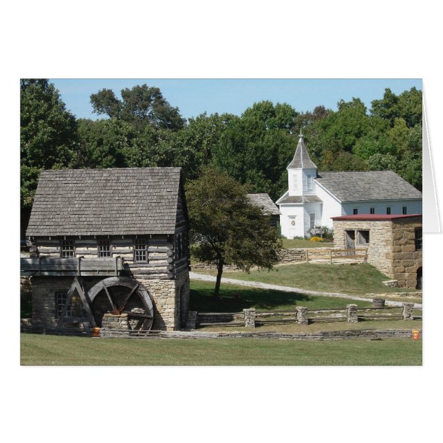 Old Mill, Jail et Church (Devant horizontal)