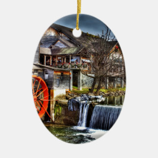 Old Mill Keramisch Ornament