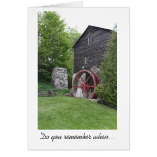 Old Mill Memories Card