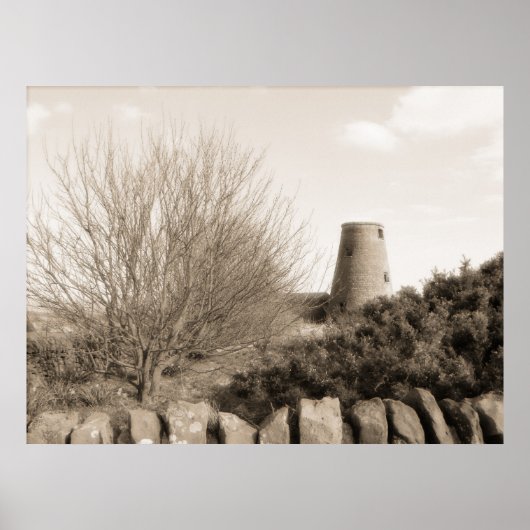 Old Mill met Trees - Schotland Poster (Voorkant)