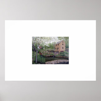 Old Mill Poster