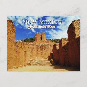 Old Mission Church, Jemez State Monument, NM Briefkaart