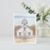 Old Mission Point Light House Briefkaart (Staand voorkant)