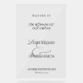 Old Money Elegant Calligraphy Wedding Welcome (Recto)