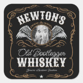 Old Moonshine Whiskey Étiquette AJOUTER PHOTO Nom  (Devant)