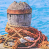 Old Mooring Bollard Sticker (Voorkant)