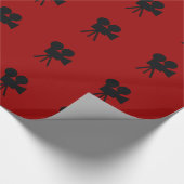 Old Movie Camera Gift Wrap Cadeaupapier (Hoek)